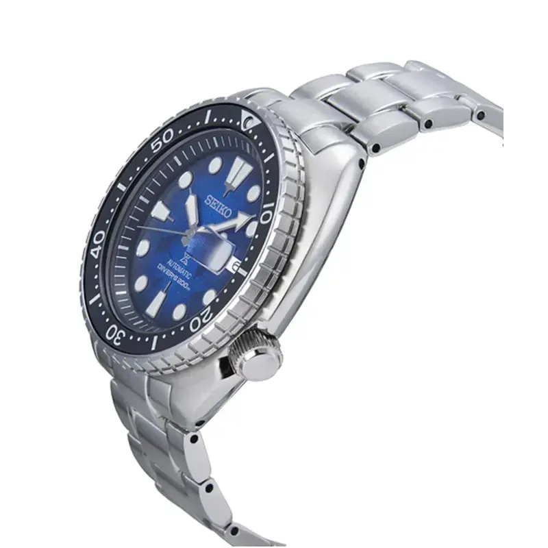 Seiko Men's Prospex Turtle Special Edition Sea Save the Ocean Watch | SRPE39K1